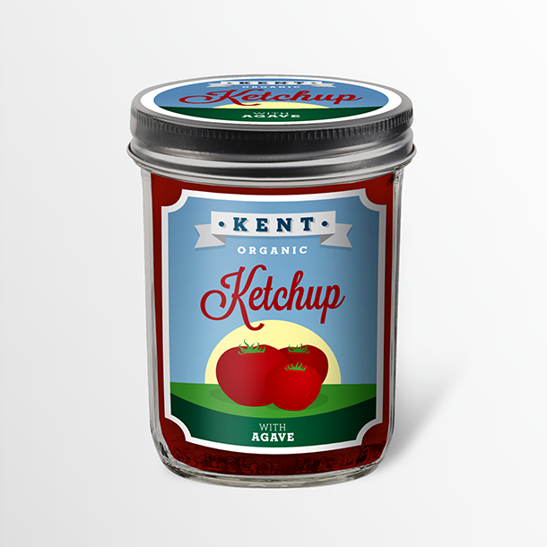 Kent ketcup jar