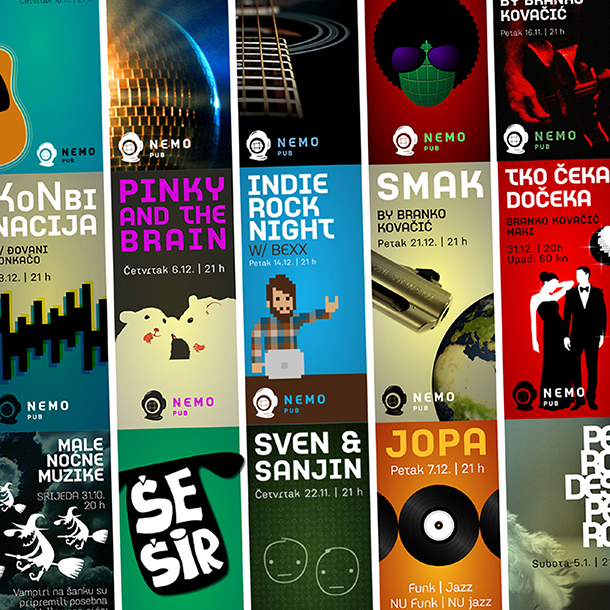 Various promotional covers for Nemo