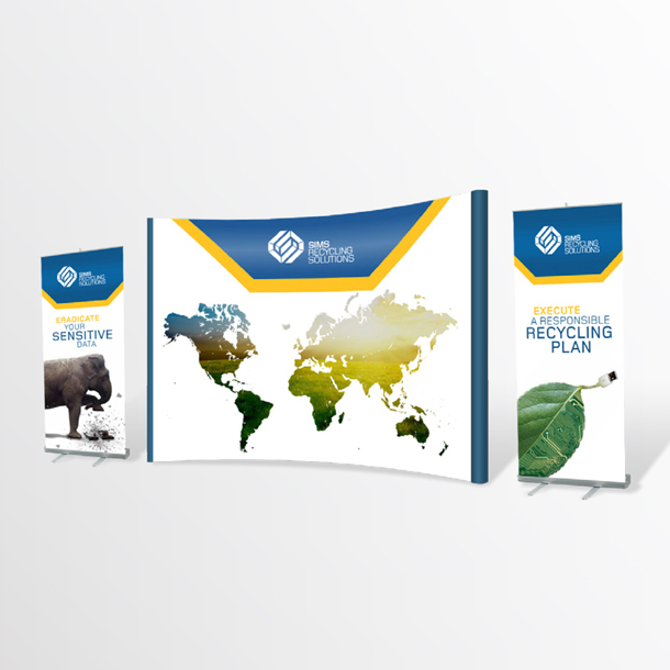 SIMS Recycling Solutions booth designs