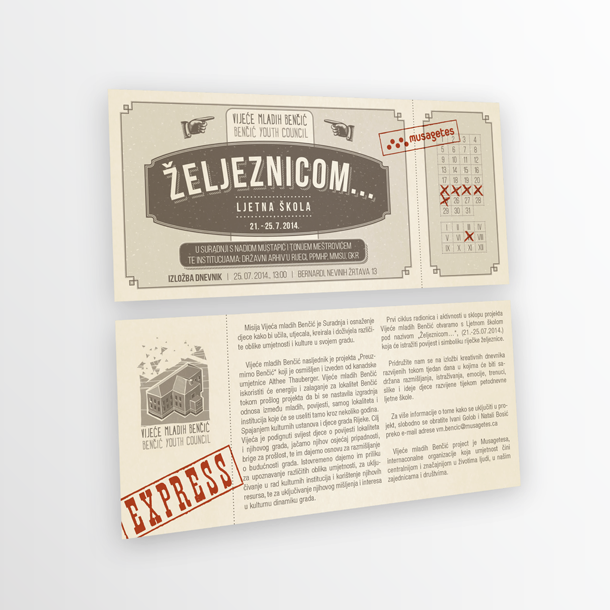 Željeznicom... flyer